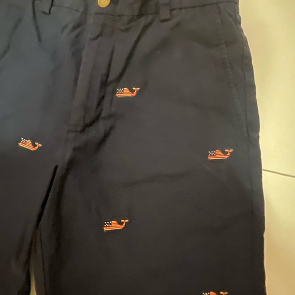 Men’s Navy Blue Patriotic Vineyard Vines Whale Shorts Size 30 - Picture 4 of 7